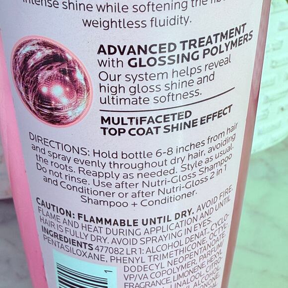 L'Oréal Paris Advanced Haircare Nutrigloss High Shine Glossing Mist, 3.4 fl... - Picture 5 of 6